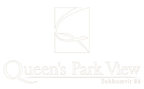 Queen park logo white